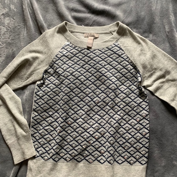 Banana Republic Mirrored Fish Eye Sequin Top 🐟 - Picture 2 of 5